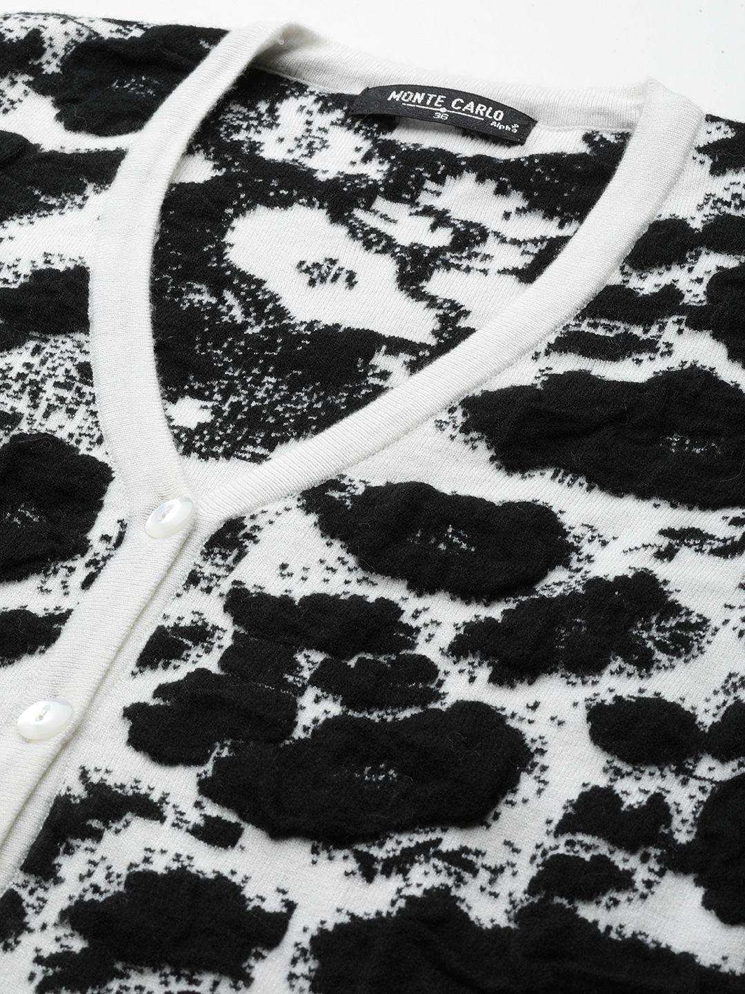 Monte Carlo Women Printed Cardigan