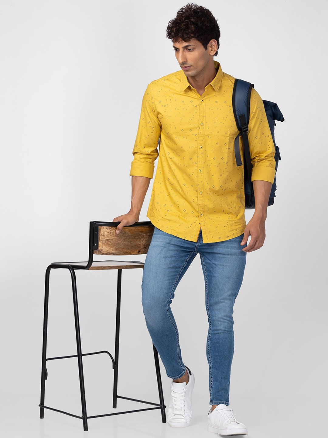 SPYKAR Men Skinny Fit Light Fade Stretchable Cotton Jeans
