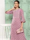 Varanga Women Ethnic Motifs Printed Regular Pure Cotton Kurta with Trousers