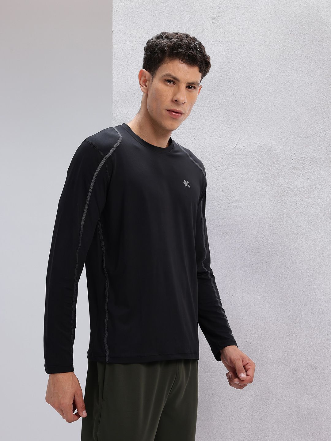 HRX by Hrithik Roshan Men Panelled Training T-shirt