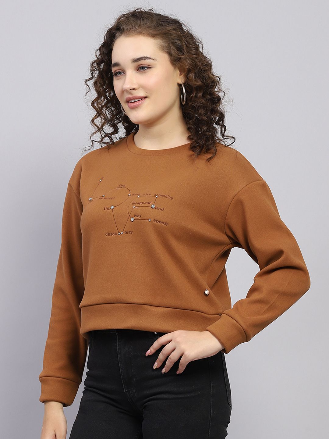 Monte Carlo Women Embroidered Sweatshirt
