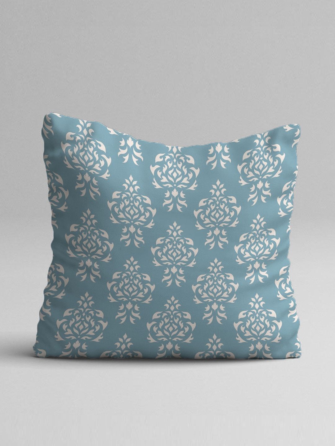 STITCHNEST Blue & White Set of 5 Ethnic Motifs Square Cushion Covers