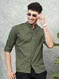 The Indian Garage Co Men Regular Fit Opaque Casual Shirt