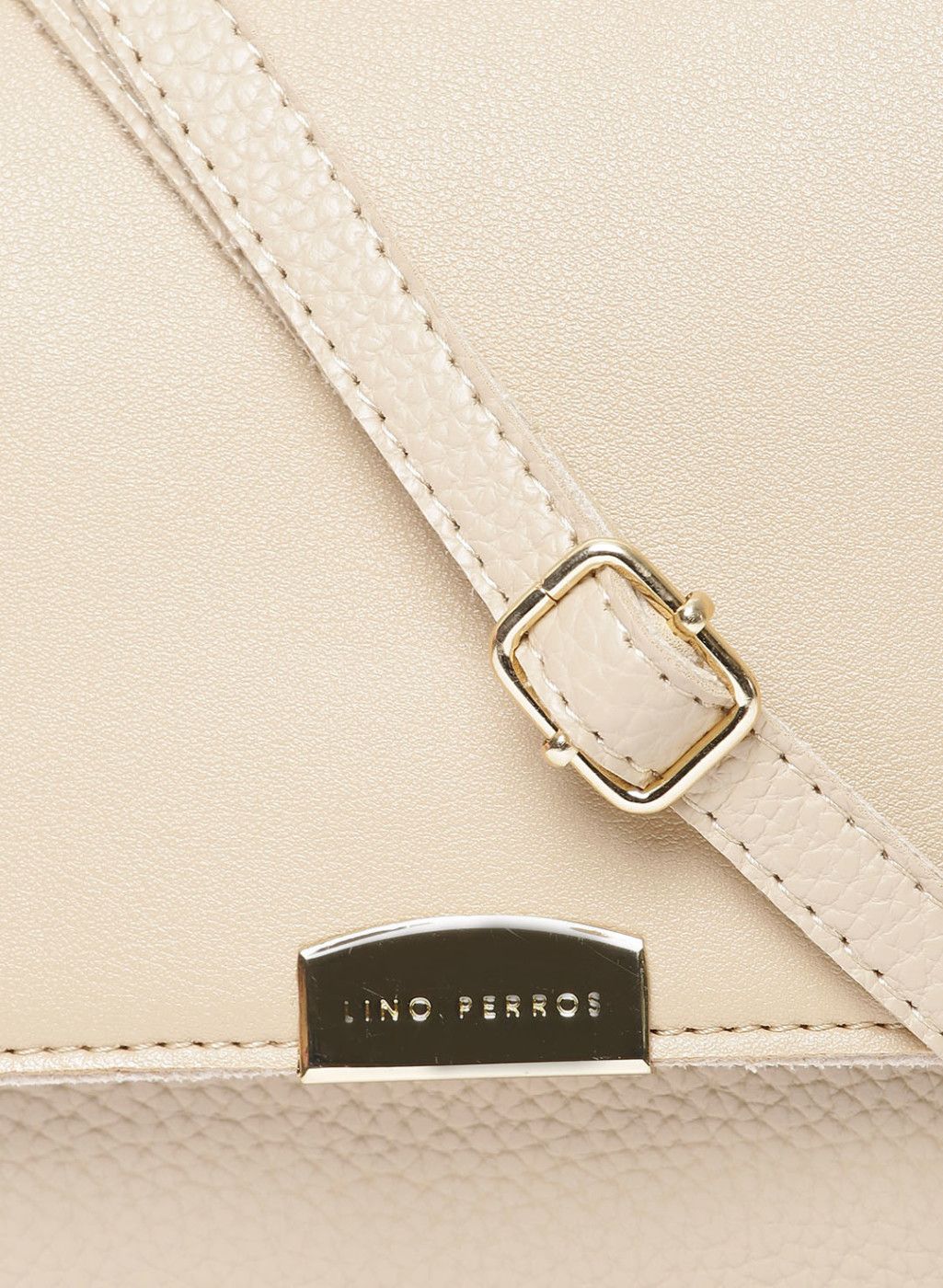 Beige Solid Sling Bag