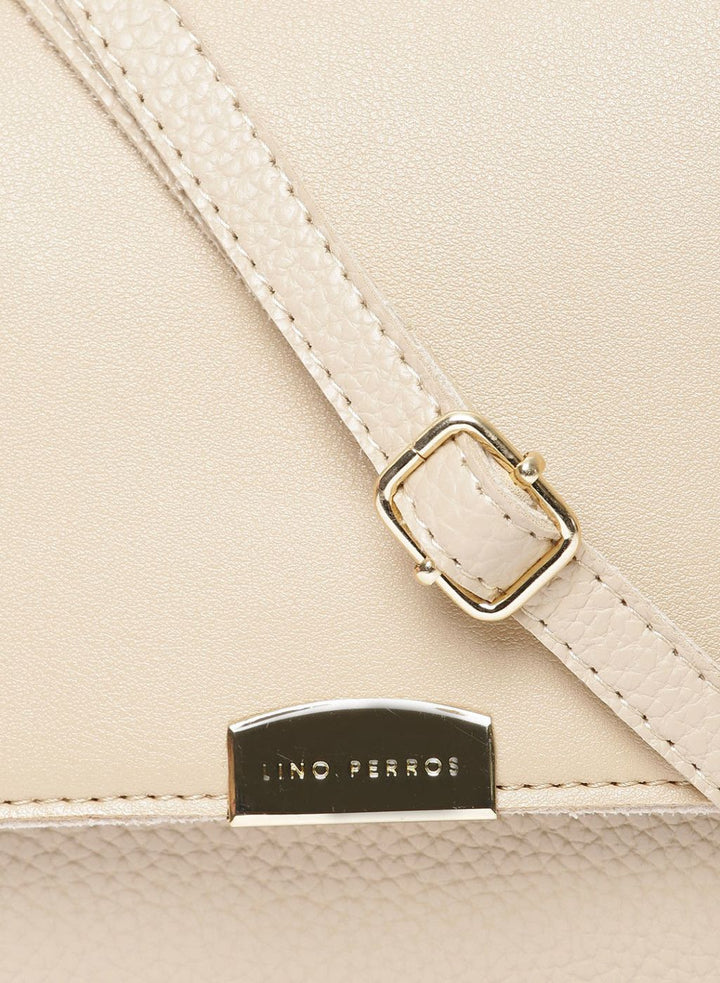 Beige Solid Sling Bag