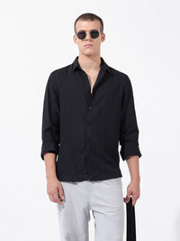 The Indian Garage Co Men Regular Fit Textured Resort Wear Shirt