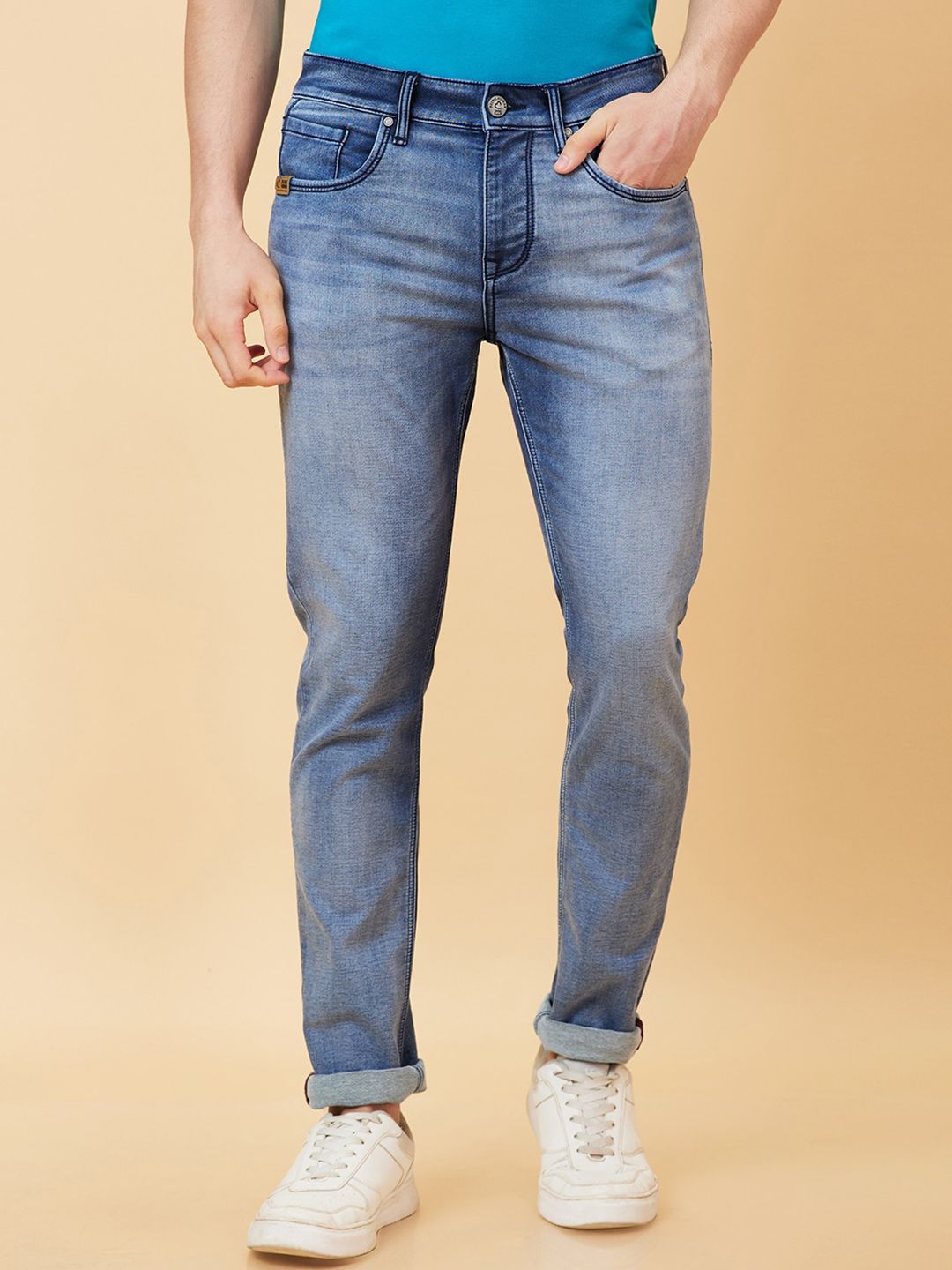 Being Human Men Slim Fit Heavy Fade Jeans