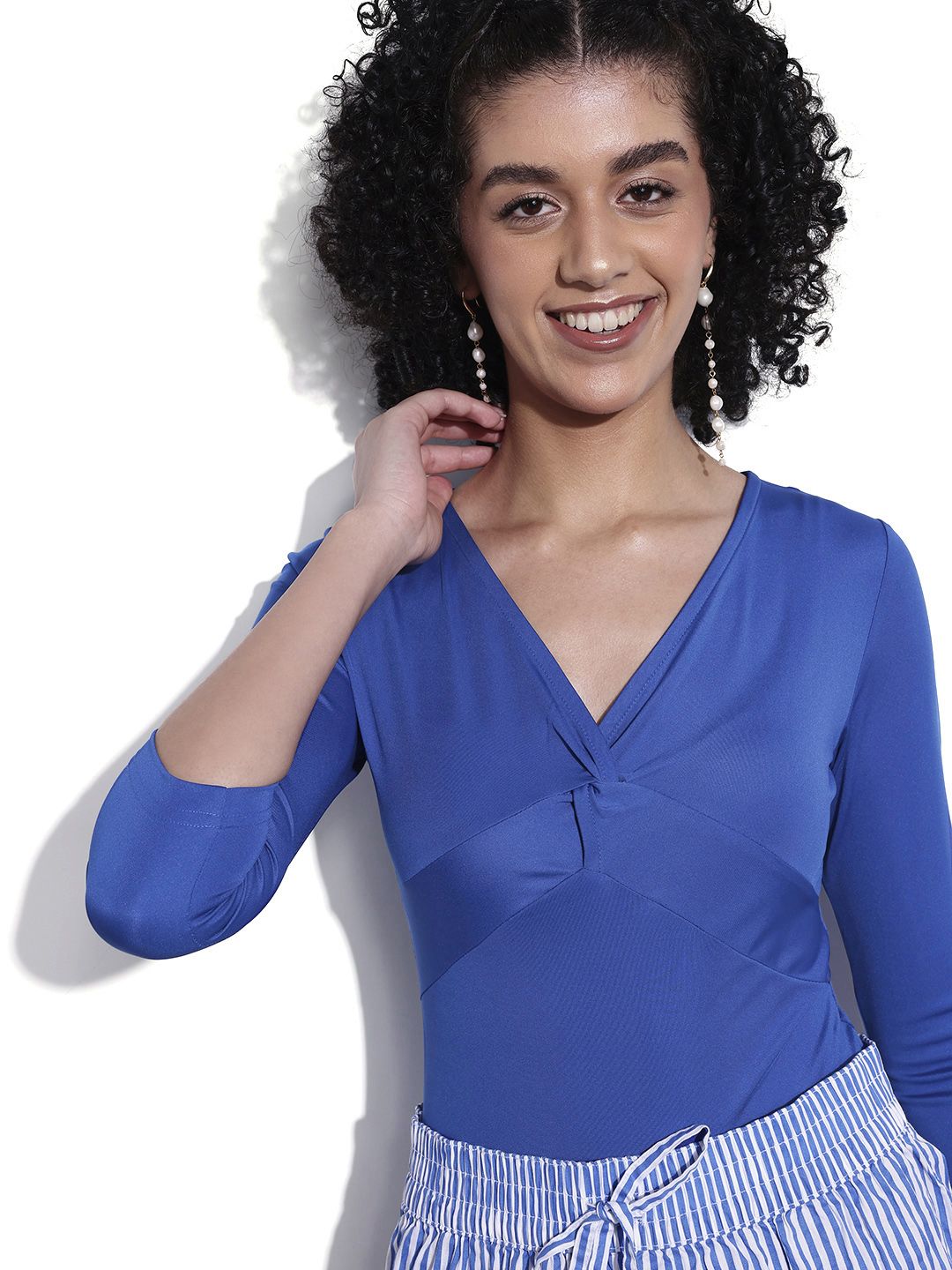 DressBerry Twisted Tempest Fitted Fierce Bodysuit
