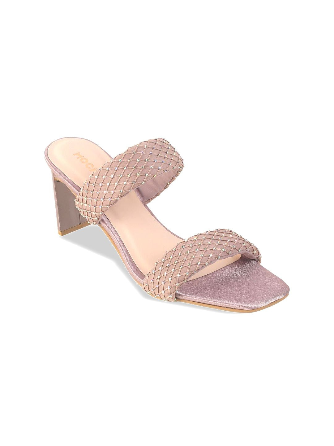Mochi Textured Block Sandals