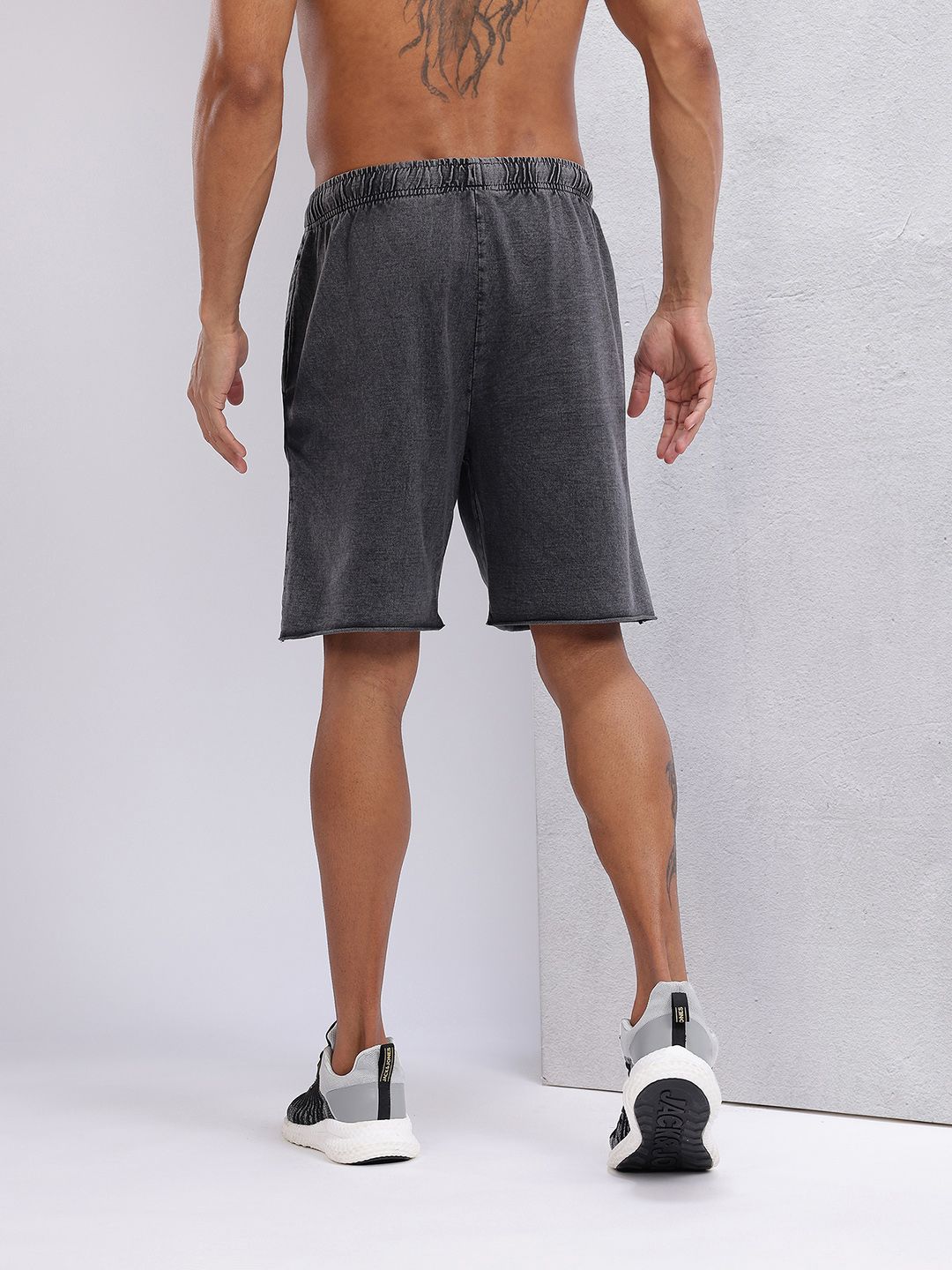 HRX by Hrithik Roshan Men Pure Cotton Washed Effect Training Shorts