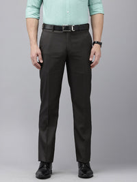 Park Avenue Men Textured Formal Trousers