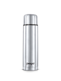 Pexpo Flamingo Silver-Toned ISI Certified Thermosteel Hot Flask Water Bottle 1000ml