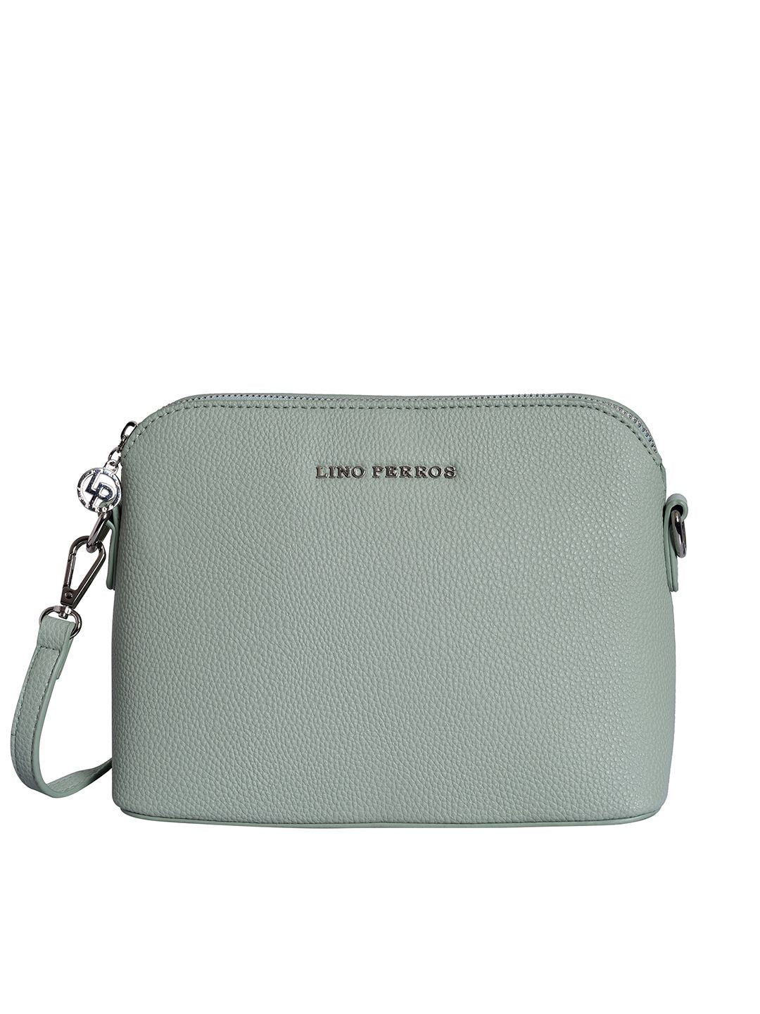 Lino Perros Mint Green Solid Sling Bag