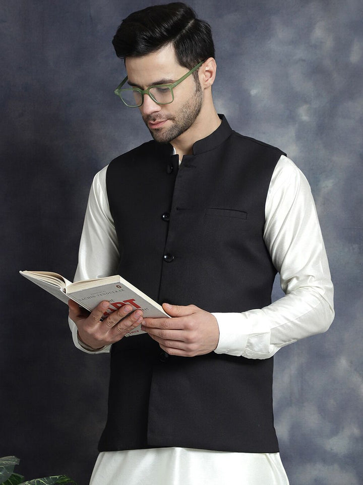 Jompers Mandarin Collar Nehru Jacket