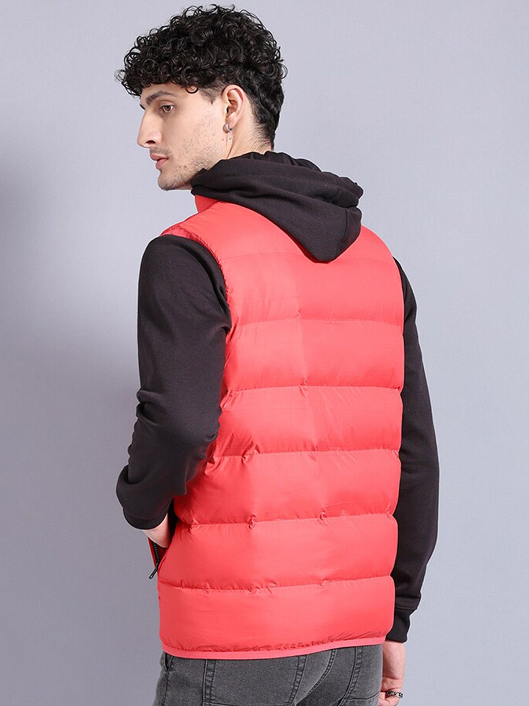 The Indian Garage Co Mock Collar Lightweight Puffer Jacket