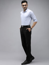 Park Avenue Pure Cotton Self Design Slim Fit Textured Formal Shirt