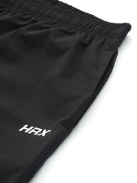 HRX By Hrithik Roshan Training Men Jet Black Rapid-Dry Brand Carrier Shorts