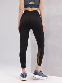 HRX by Hrithik Roshan Women Brand Logo Detail Rapid-Dry Cropped Training Tights
