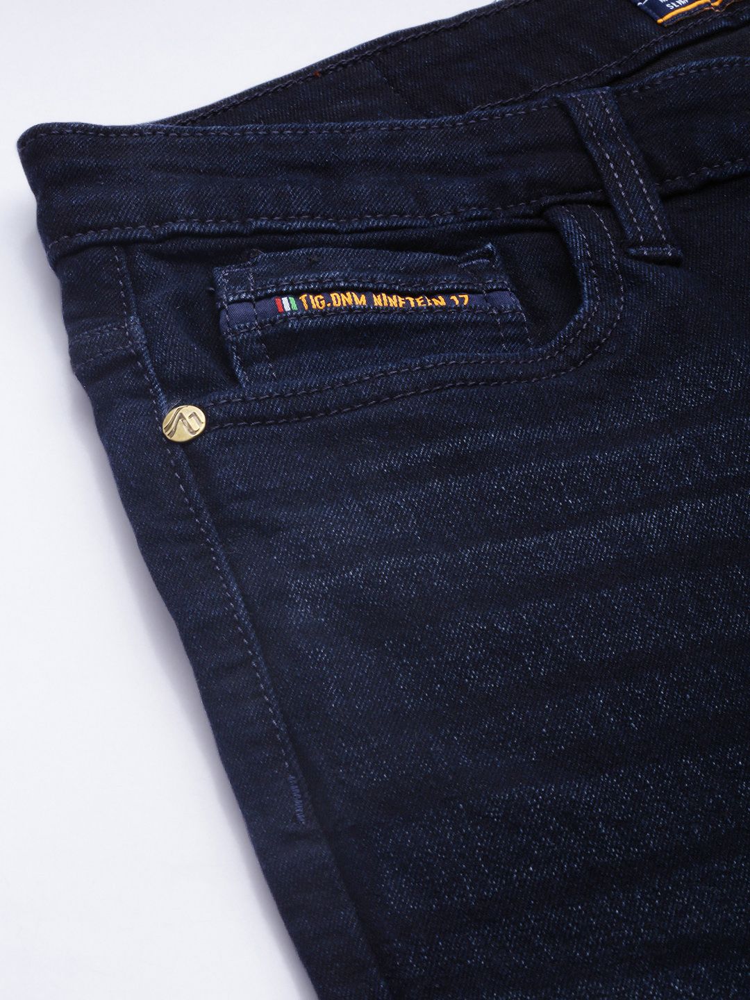 The Indian Garage Co Men Bootcut Light Fade Stretchable Jeans