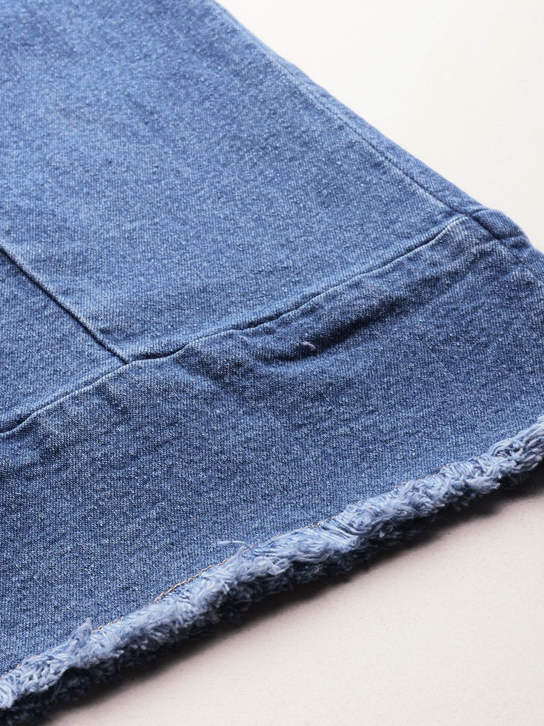 Pakaian wanita pakaian jeans lebar kaki lebar