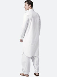 See Designs Men White Regular Pure Cotton Kurta with Pyjamas