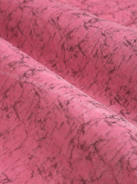 Cortina Pink & Black Set of 2 Printed Room Darkening Window Curtain