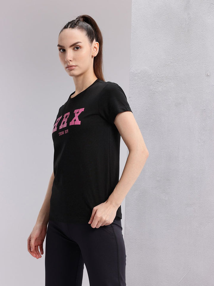 HRX by Hrithik Roshan Typography Print Training T-shirt