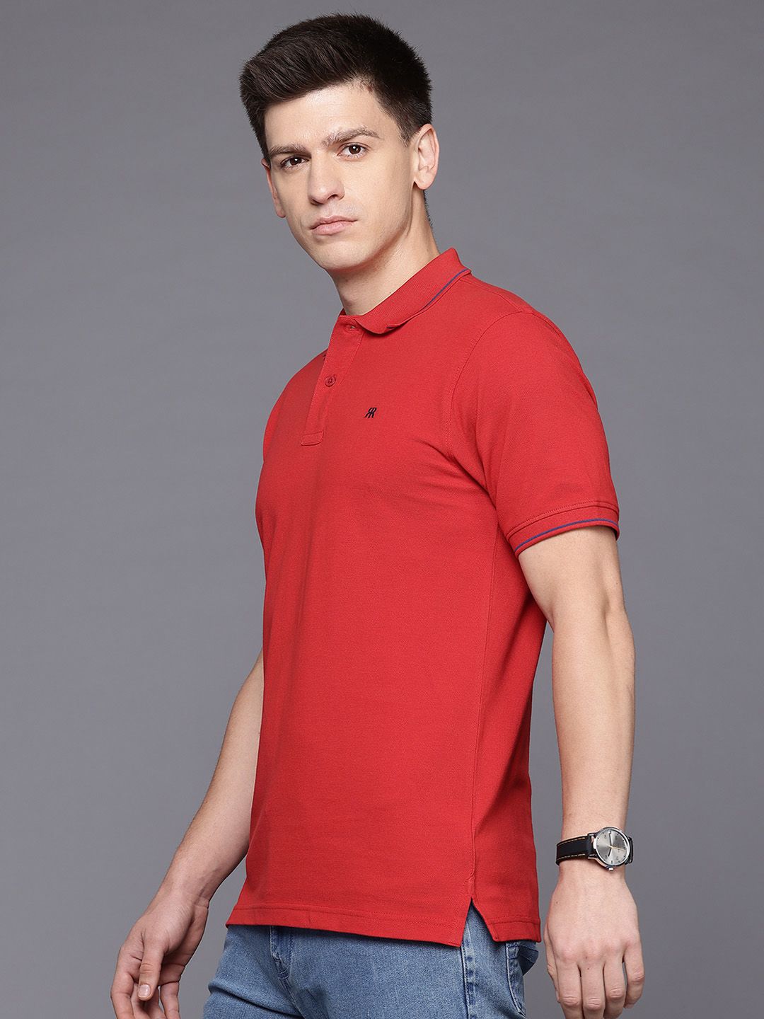 Raymond Modern Fit Pure Cotton Polo T-shirt
