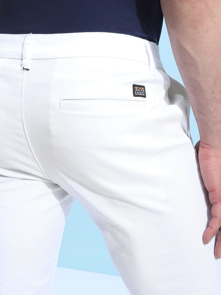 The Indian Garage Co Men Pure Cotton Solid Slim Fit Regular Shorts