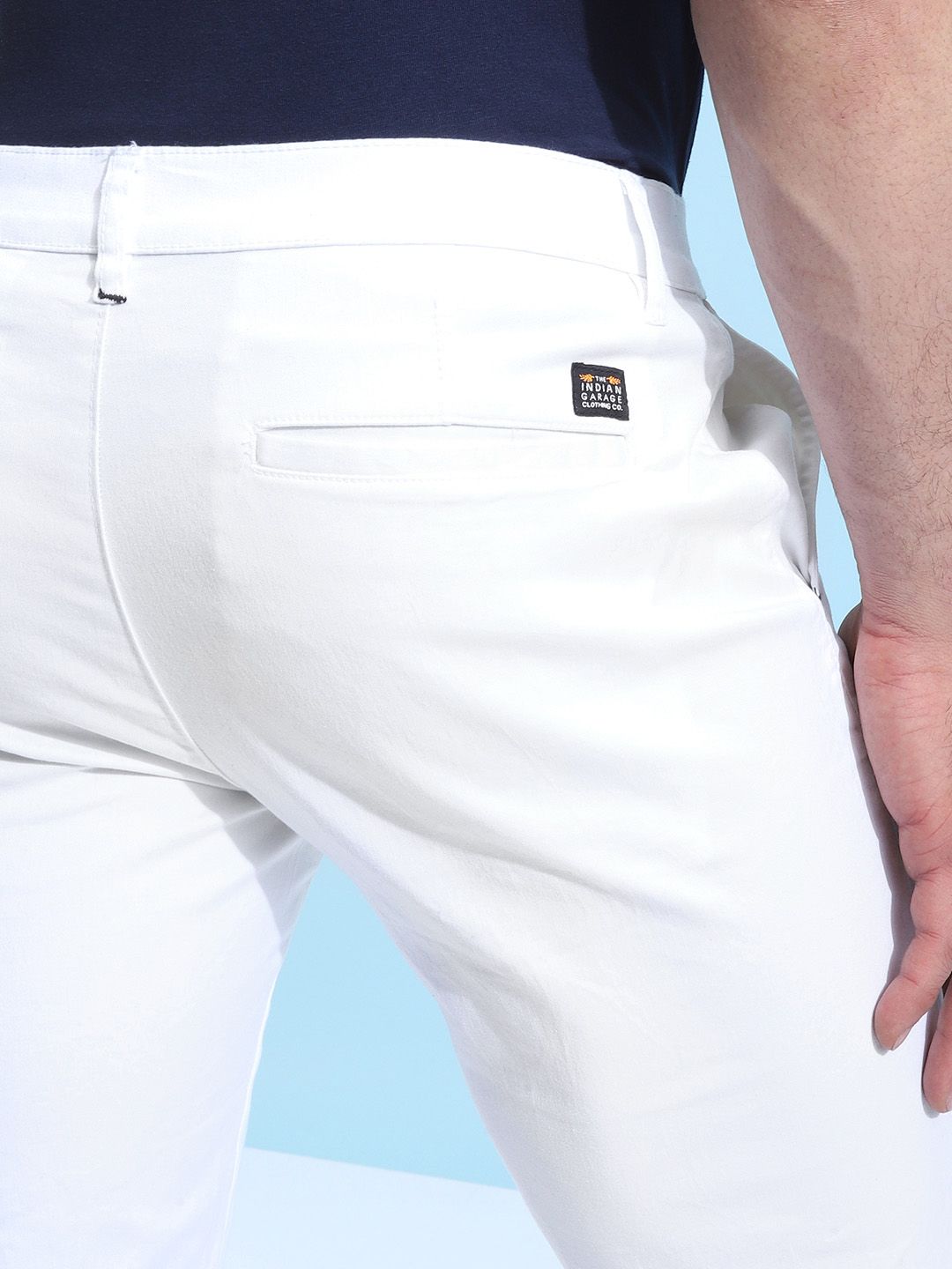 The Indian Garage Co Men Pure Cotton Solid Slim Fit Regular Shorts
