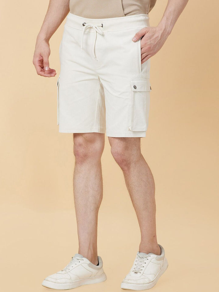 Being Human Men Mid Rise Pure Cotton Shorts