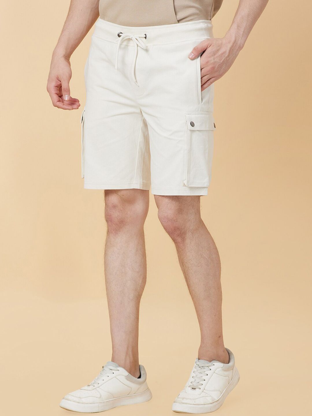 Being Human Men Mid Rise Pure Cotton Shorts
