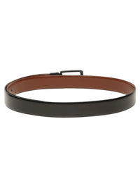 Teakwood Leathers Men Textured Leather Reversible Formal Belt