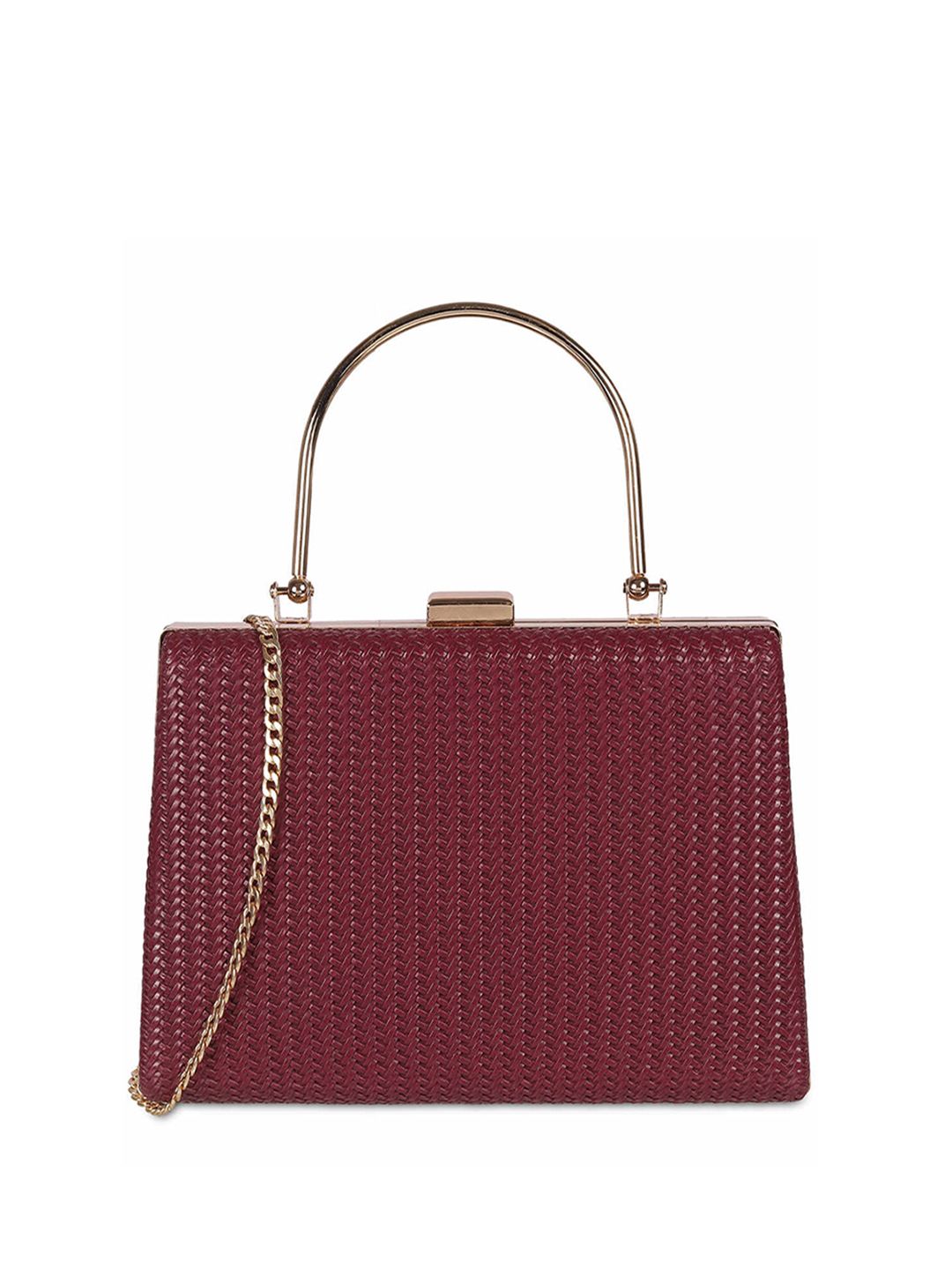 Metro Textured Box Clutch