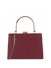 Metro Textured Box Clutch