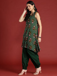 Anouk Floral Printed Kurta with Salwar