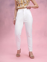 DressBerry Women Mid-Rise Stretchable Mom Fit Jeans