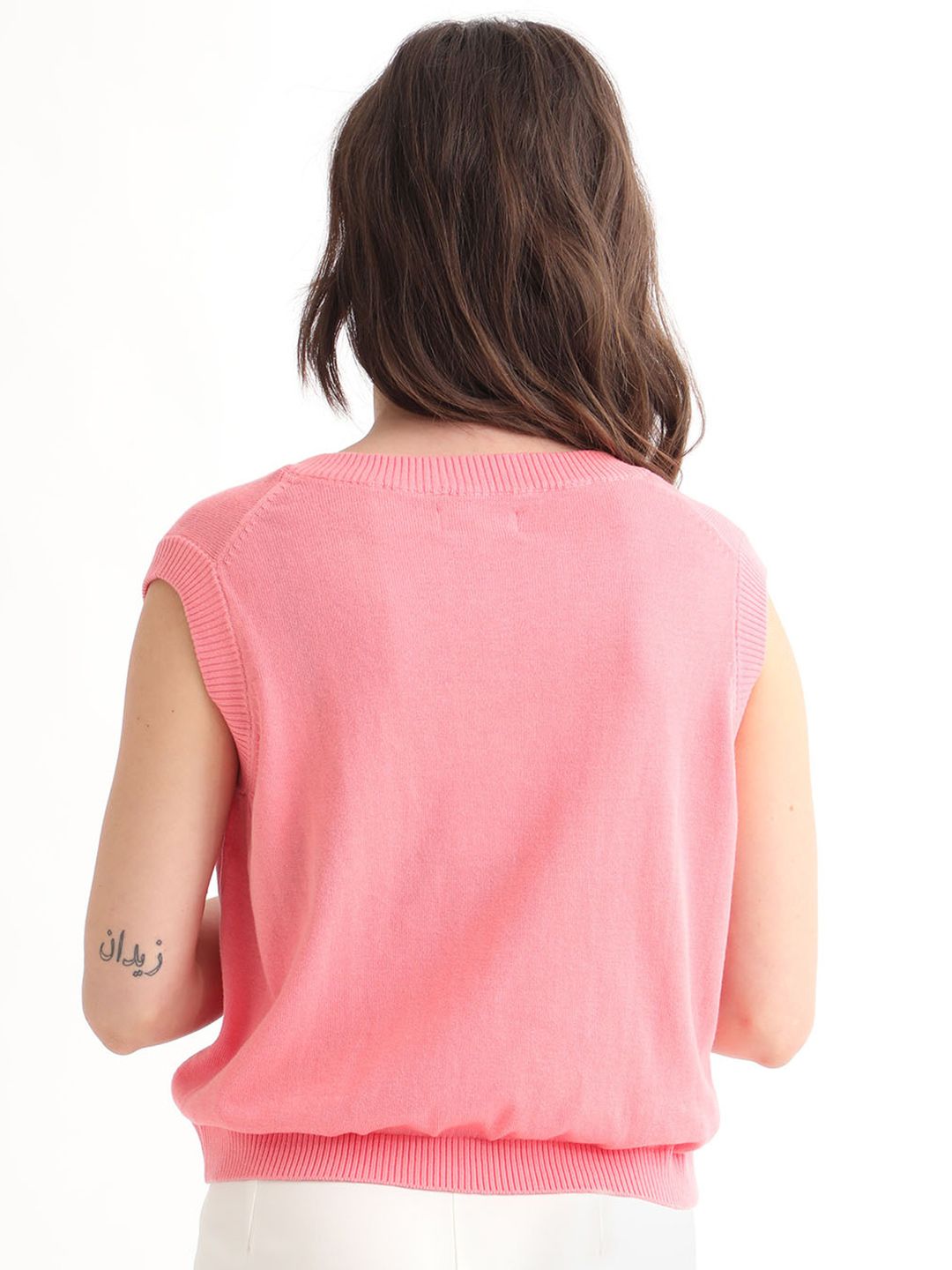RAREISM Women Pink Sweater Vest