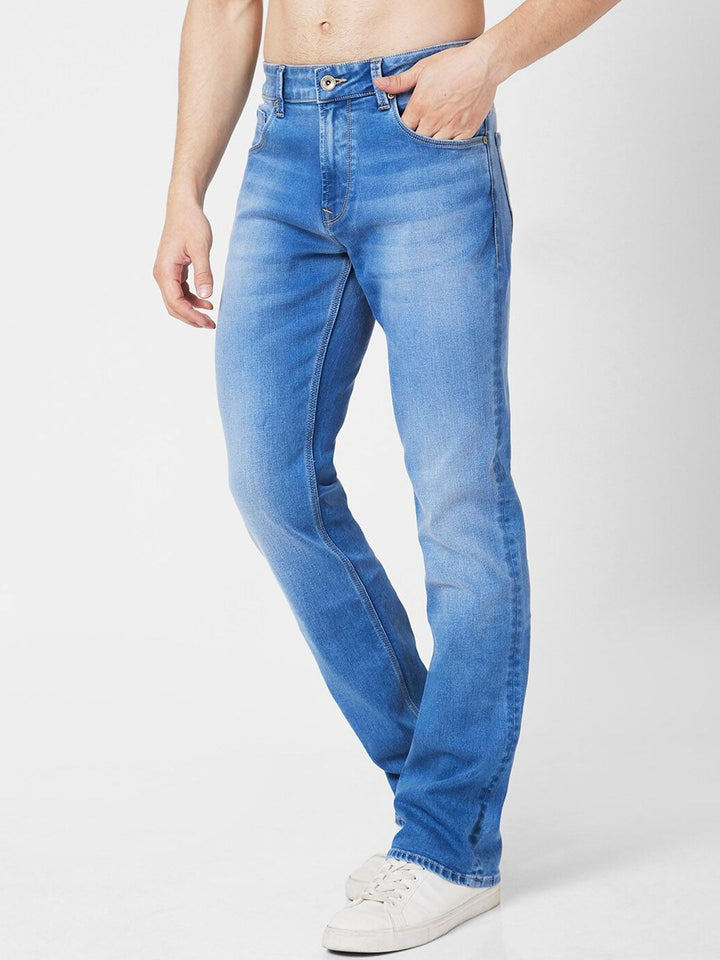 SPYKAR Men Rafter Relaxed Fit Heavy Fade Stretchable Jeans