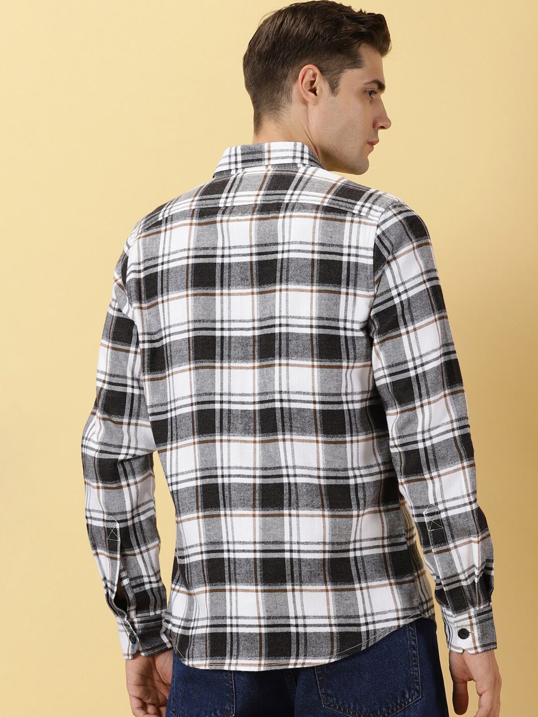 Thomas Scott Standard Slim Fit Tartan Checked Casual Shirt