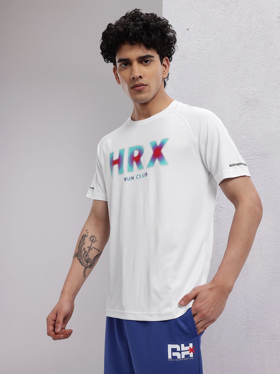 HRX by Hrithik Roshan Rapid Dry Printed Running T-Shirt