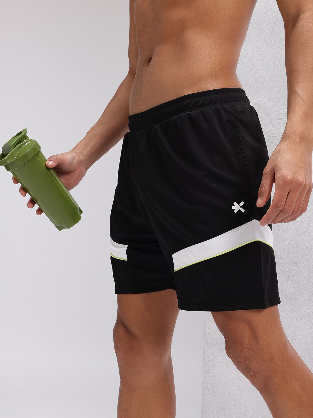 HRX by Hrithik Roshan Men Rapid Dry Striped Running Shorts