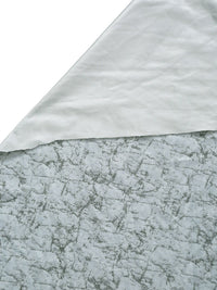 Cortina Grey Set of 2 Abstract Room Darkening Velvet Door Curtains