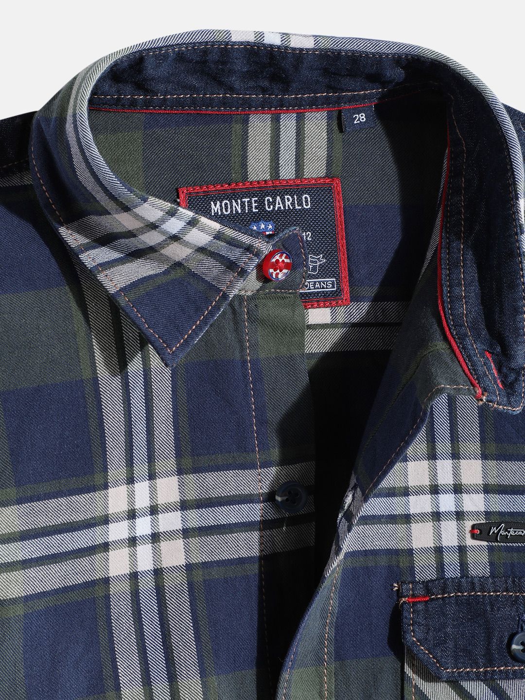 Monte Carlo Boys Checked Casual Smart Fit Shirt