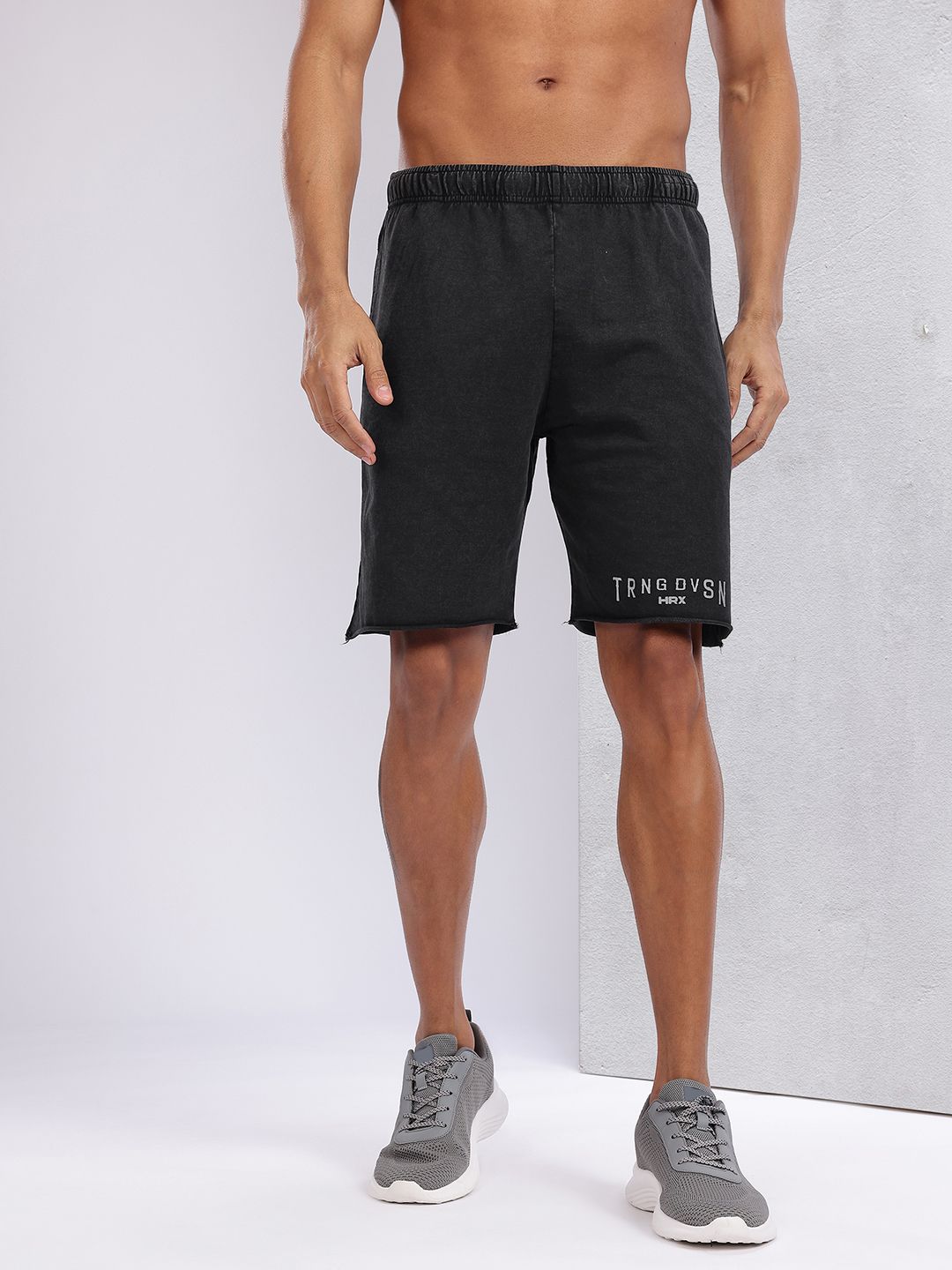 HRX by Hrithik Roshan Men Printed Pure Cotton Training Shorts