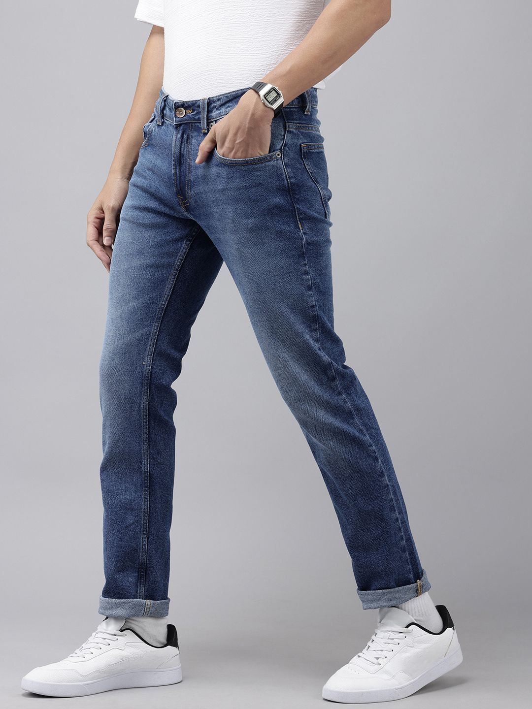 SPYKAR Men Rover Heavy Fade Stretchable Jeans