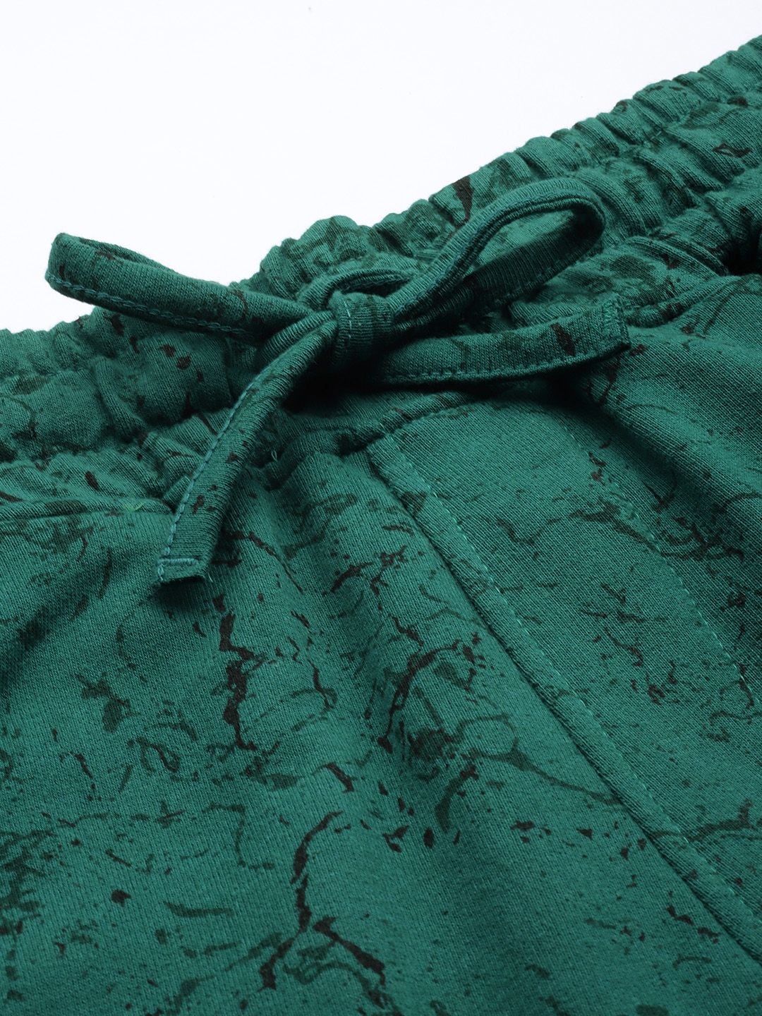 The Indian Garage Co Men Textured Slim Fit Joggers