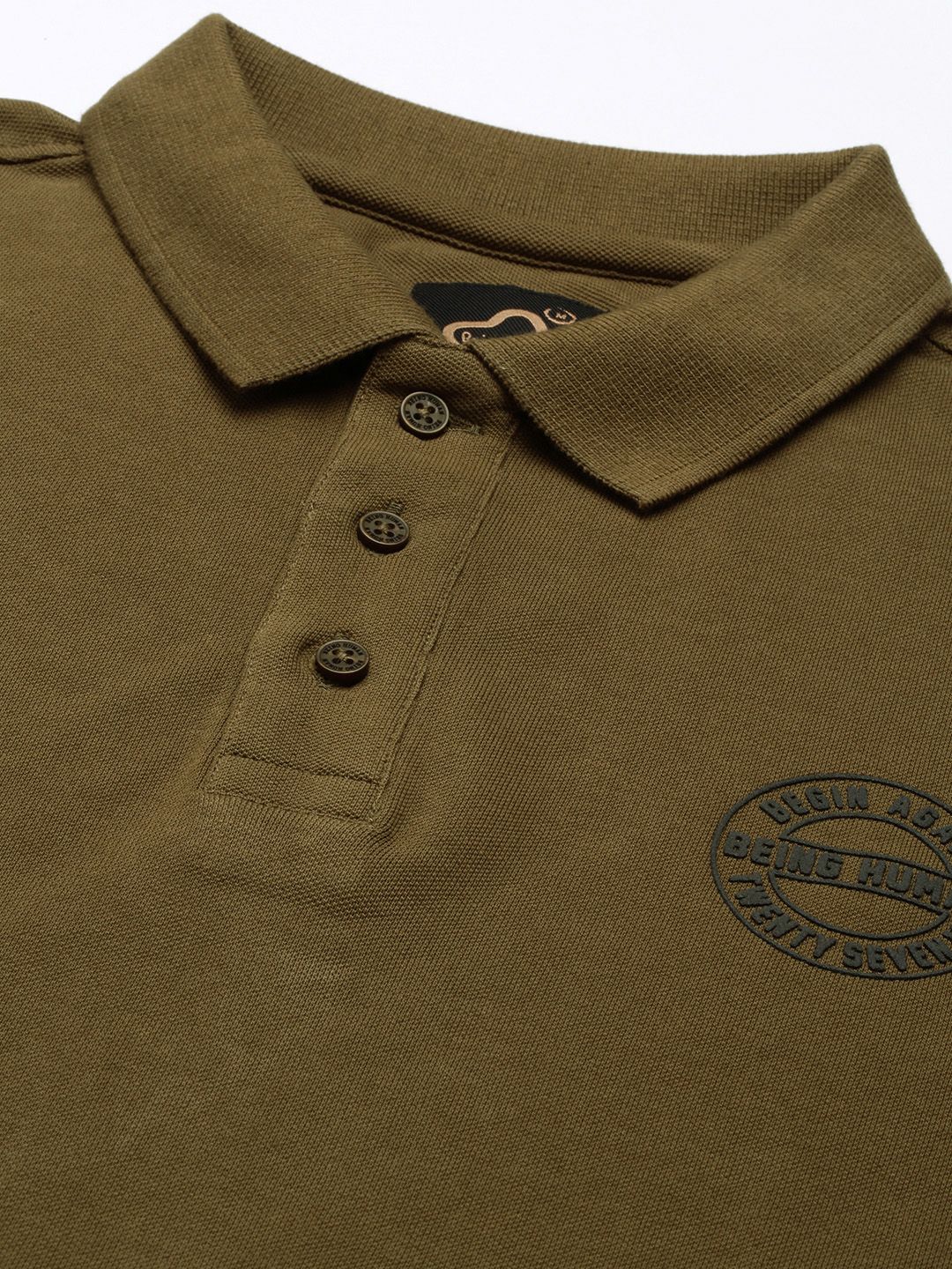 Being Human Polo Collar T-shirt