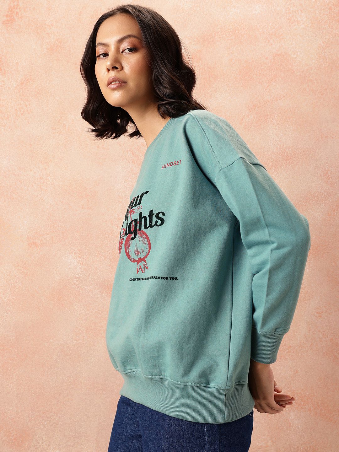 all about you Printed Sweatshirt