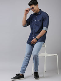 SPYKAR Men Blue Skinny Fit Low-Rise Light Fade Stretchable Jeans